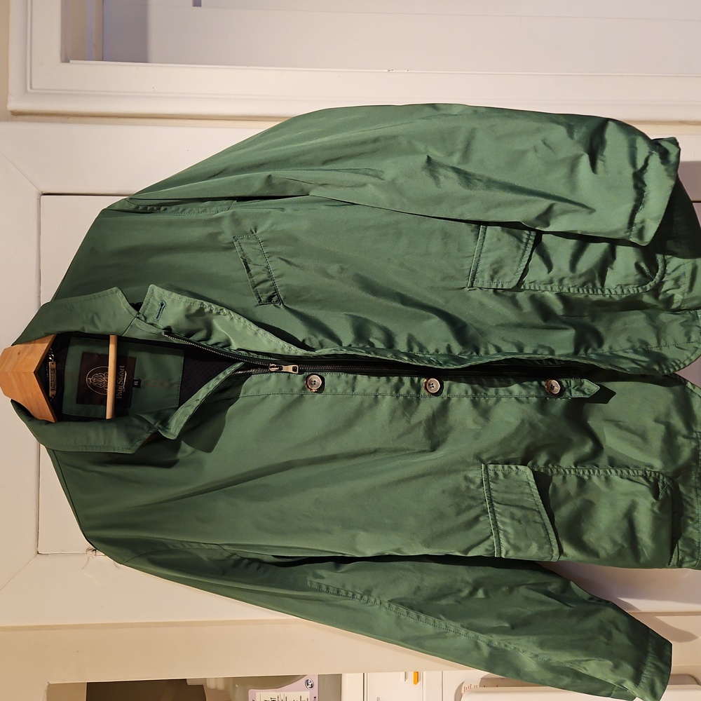 Green raincoat Paul Stuart XXL